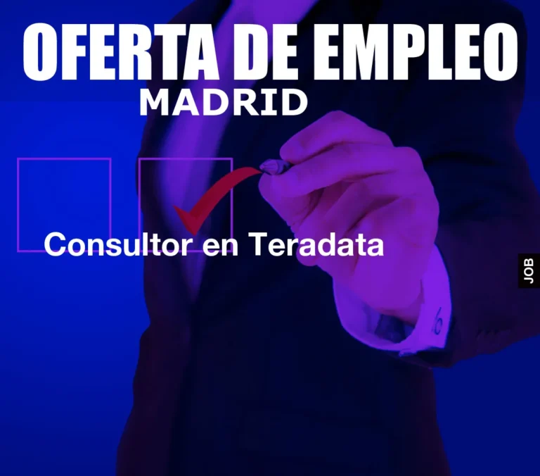 Consultor en Teradata