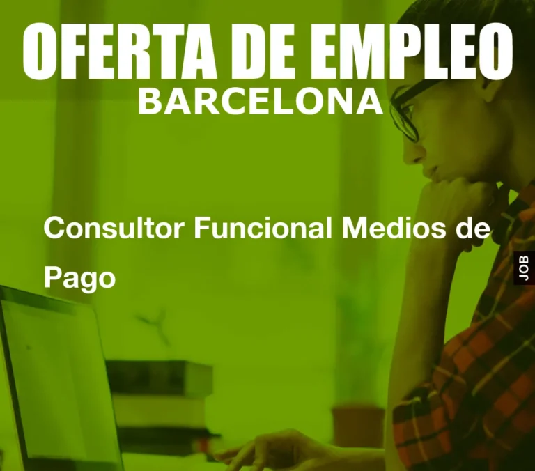 Consultor Funcional Medios de Pago