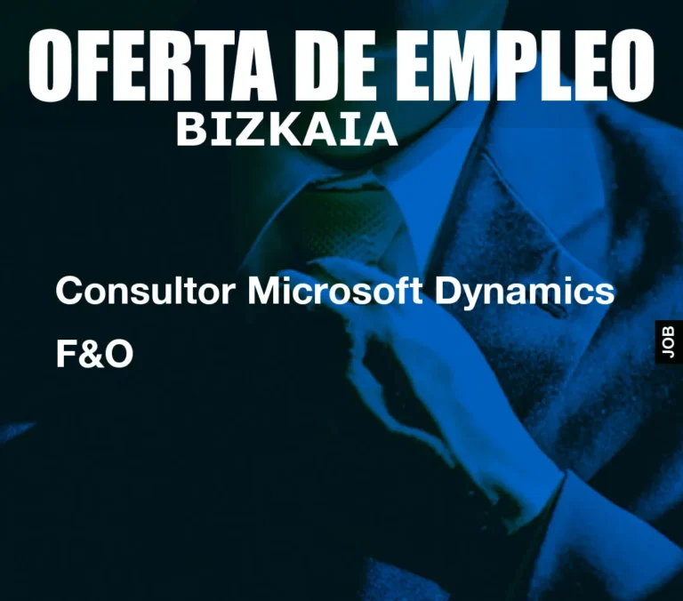 Consultor Microsoft Dynamics F&O