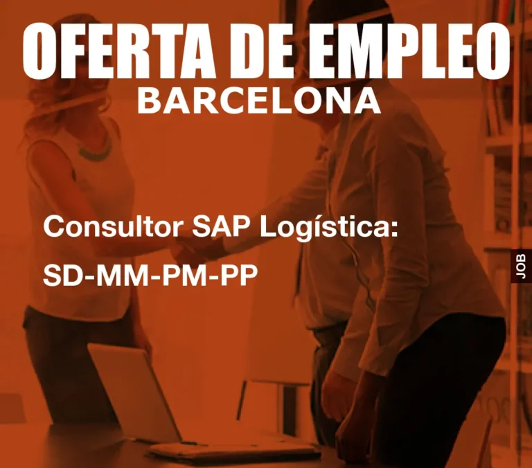 Consultor SAP Logística: SD-MM-PM-PP