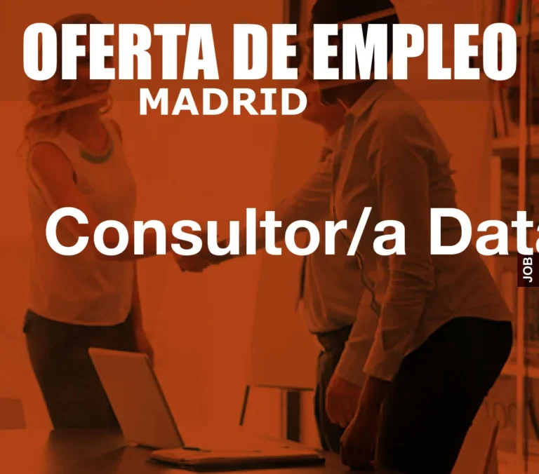 Consultor/a Data