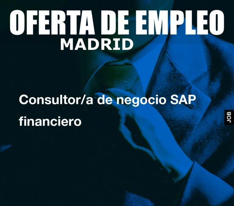 Consultor/a de negocio SAP financiero