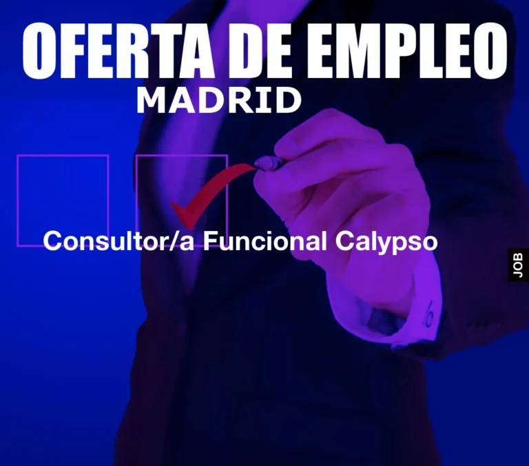 Consultor/a Funcional Calypso