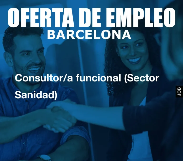 Consultor/a funcional (Sector Sanidad)