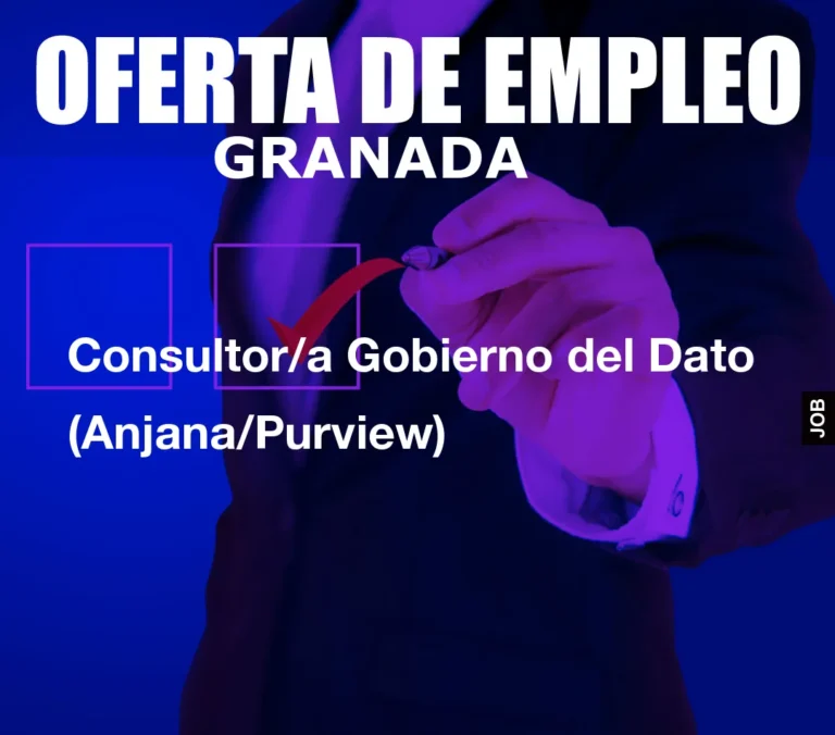 Consultor/a Gobierno del Dato (Anjana/Purview)