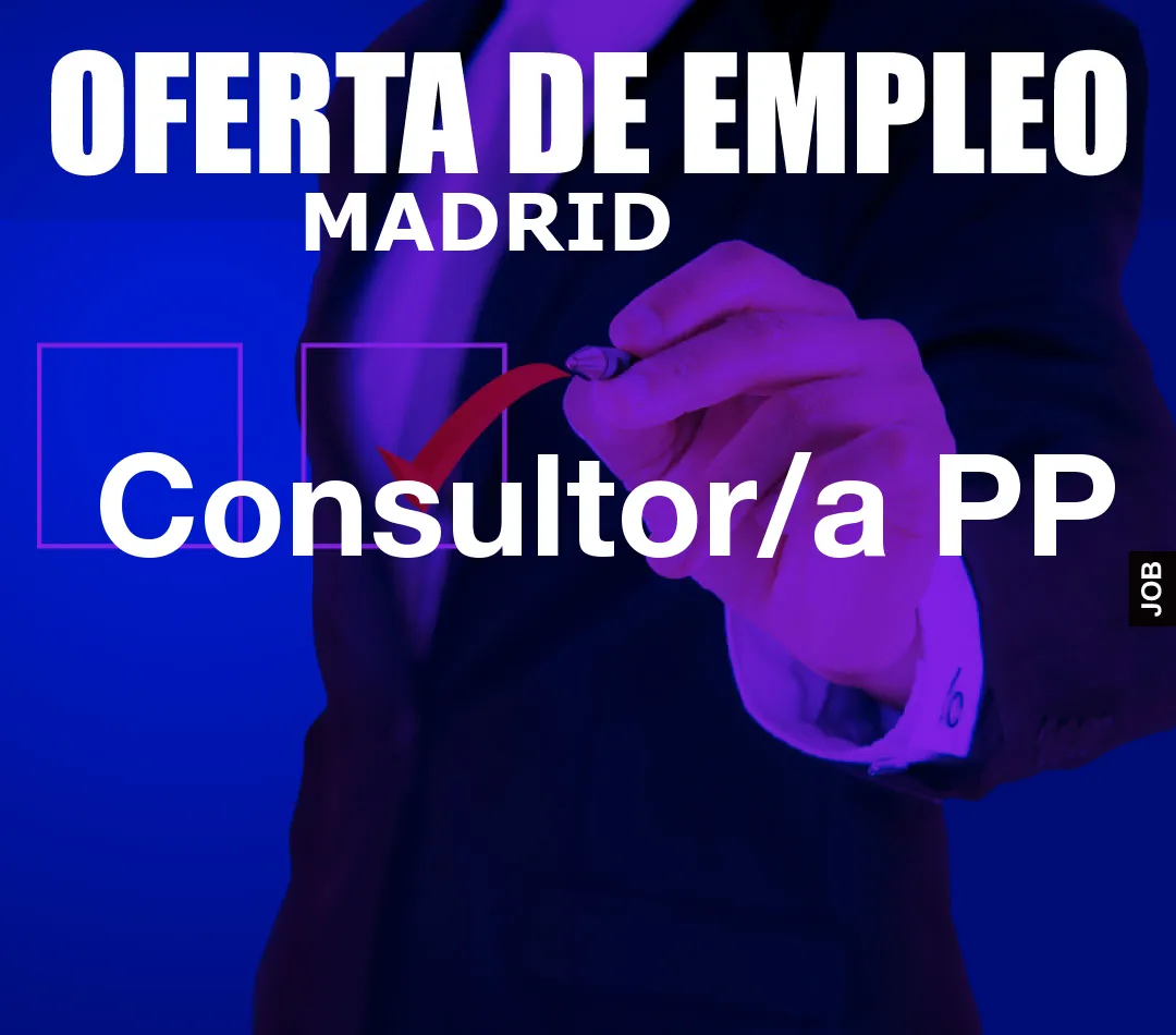 Consultor/a PP