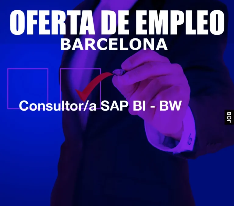 Consultor/a SAP BI – BW