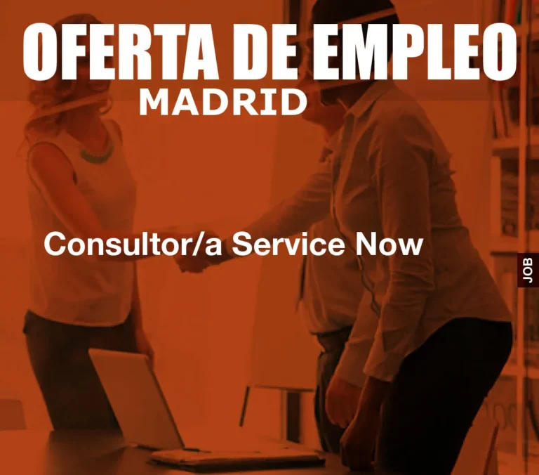 Consultor/a Service Now