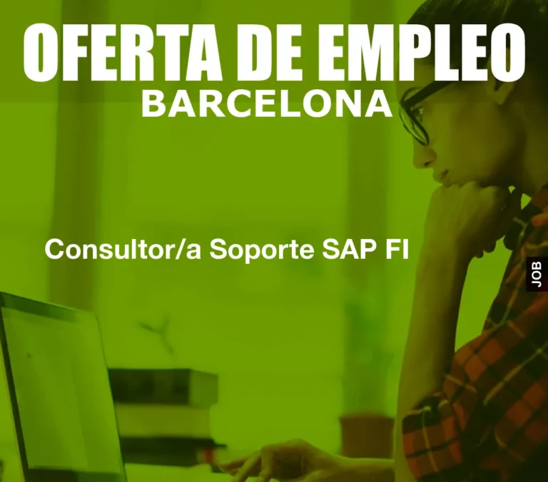 Consultor/a Soporte SAP FI