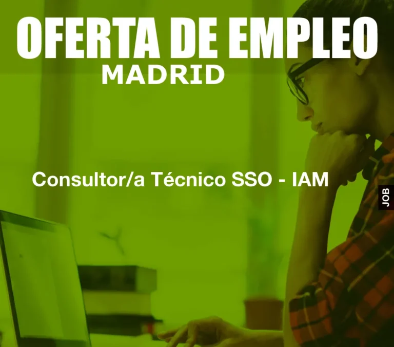 Consultor/a Técnico SSO – IAM