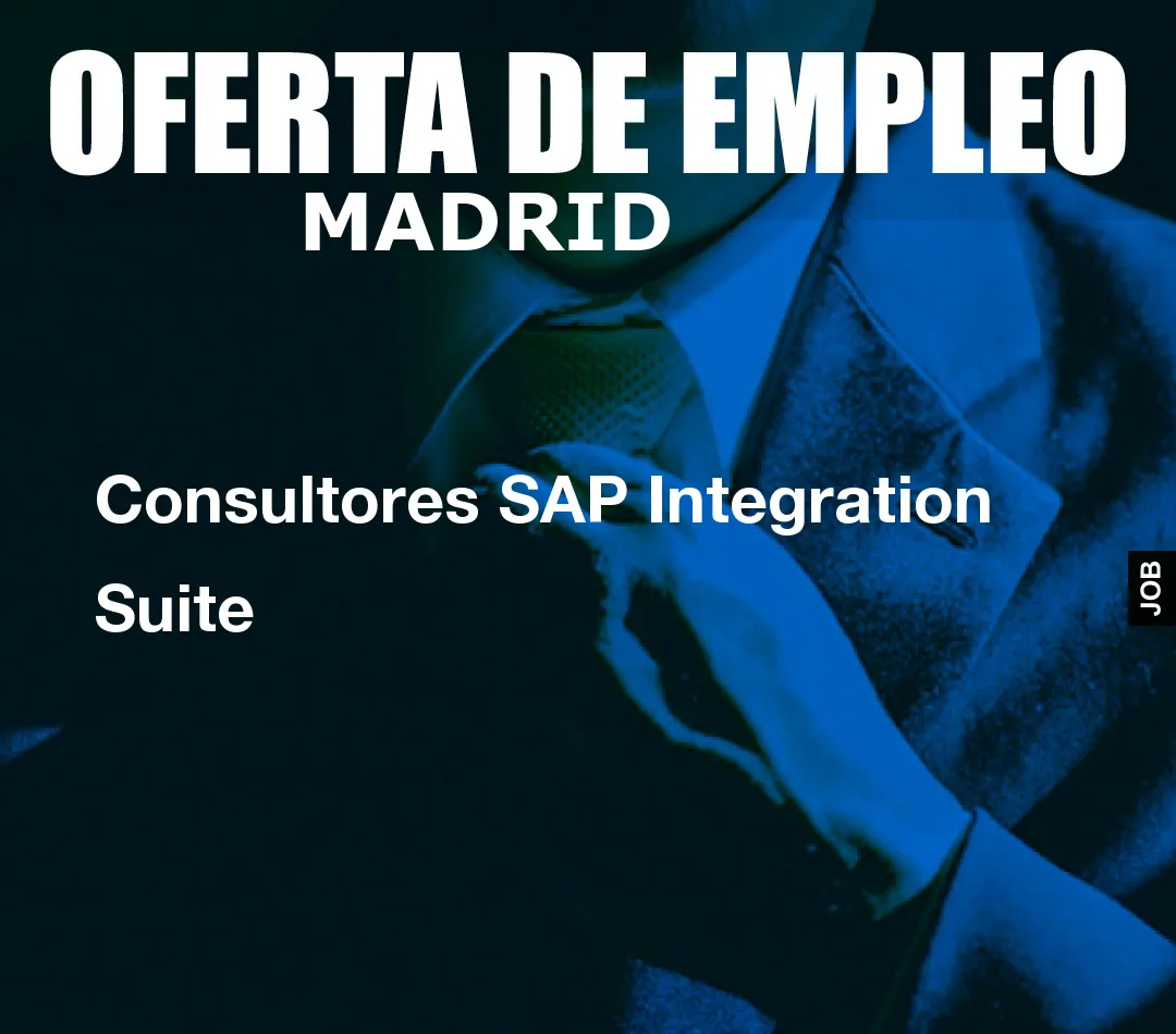 Consultores SAP Integration Suite