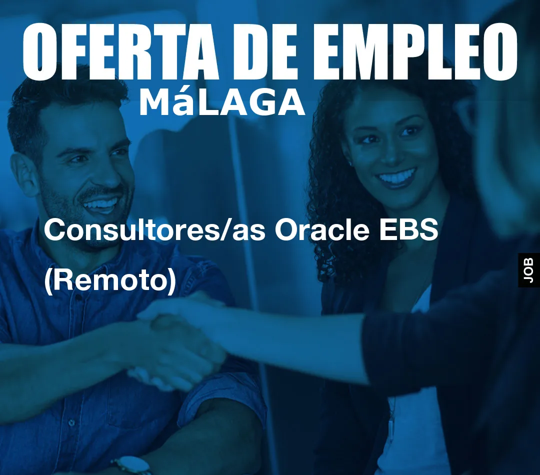 Consultores/as Oracle EBS (Remoto)