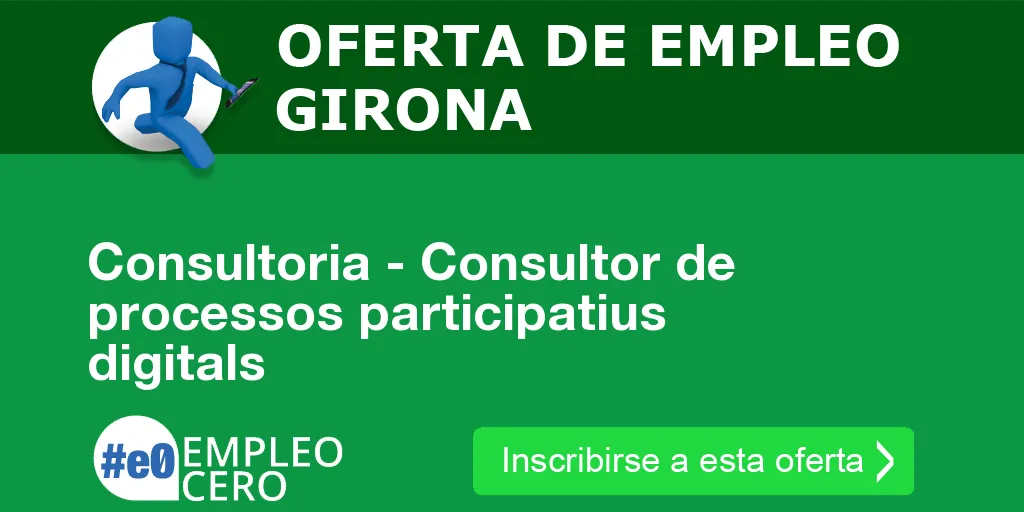 Consultoria - Consultor de processos participatius digitals