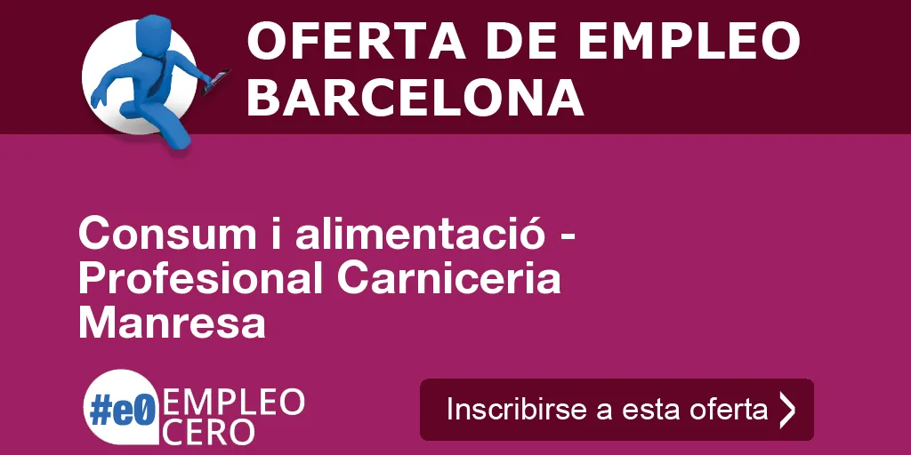 Consum i alimentació - Profesional Carniceria Manresa