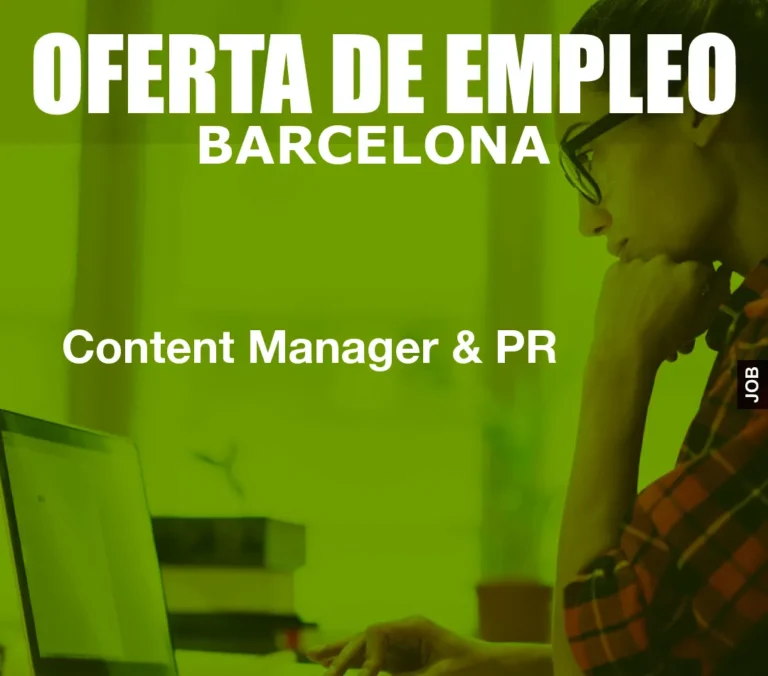 Content Manager & PR