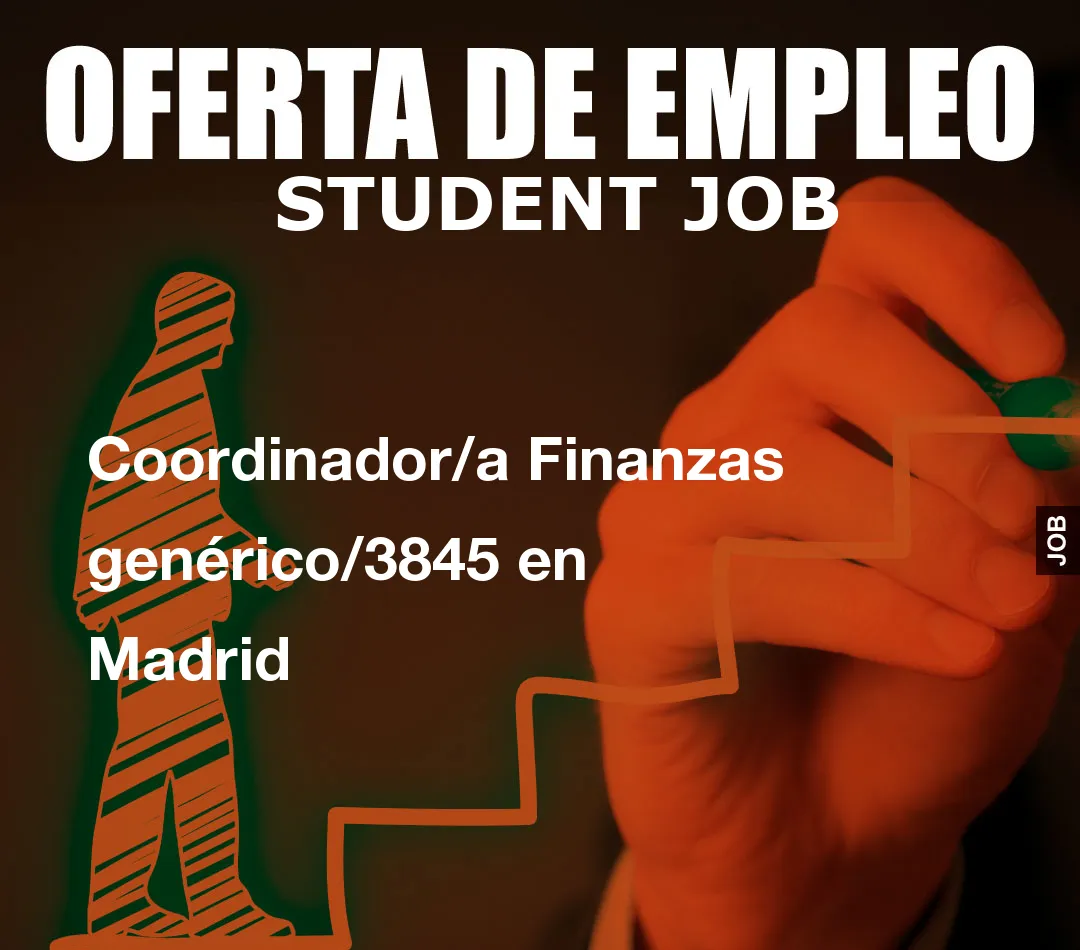 Coordinador/a Finanzas gen