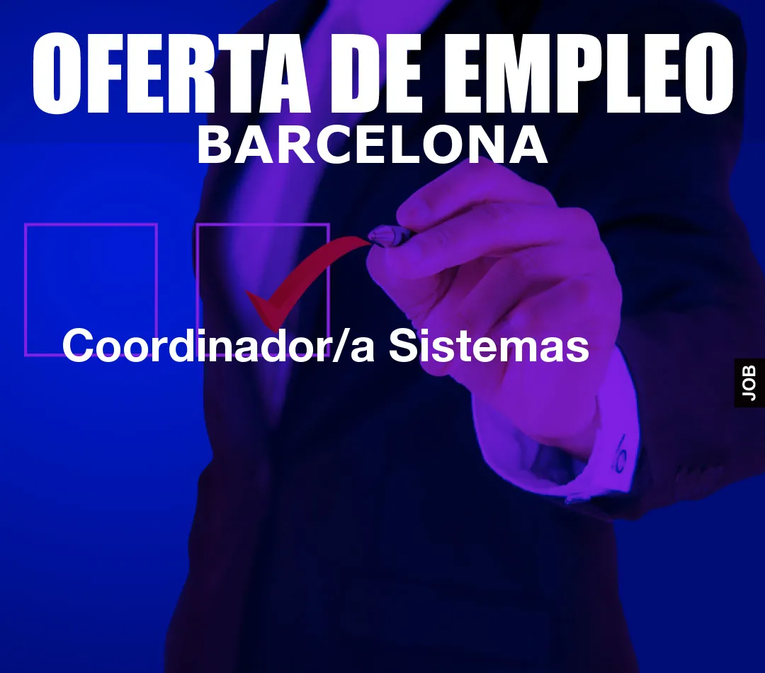 Coordinador/a Sistemas