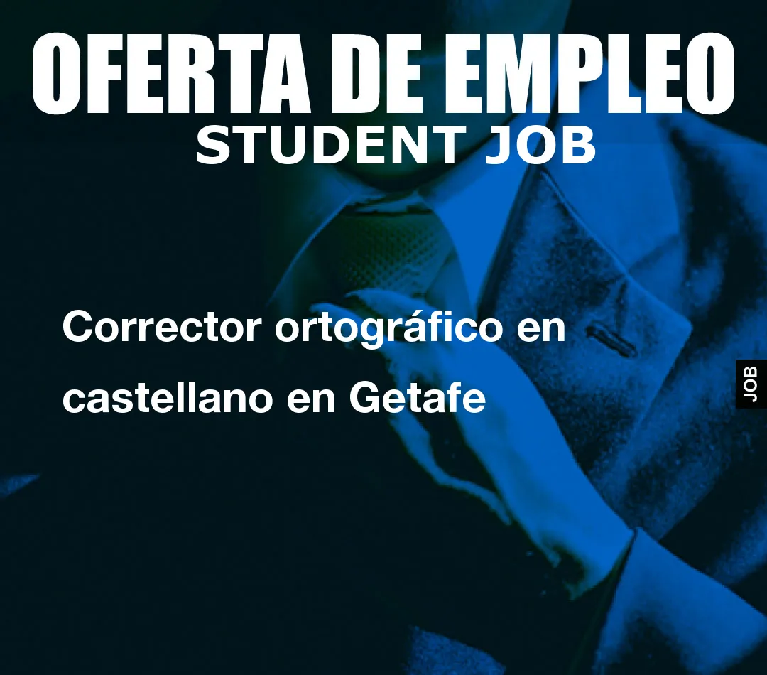 Corrector ortográfico en castellano en Getafe