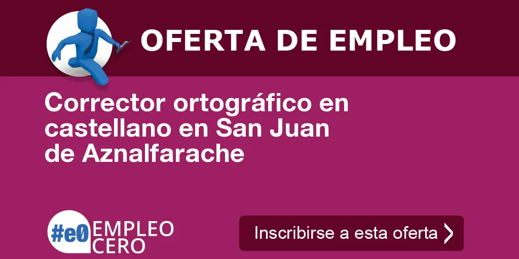 Corrector ortográfico en castellano en San Juan de Aznalfarache