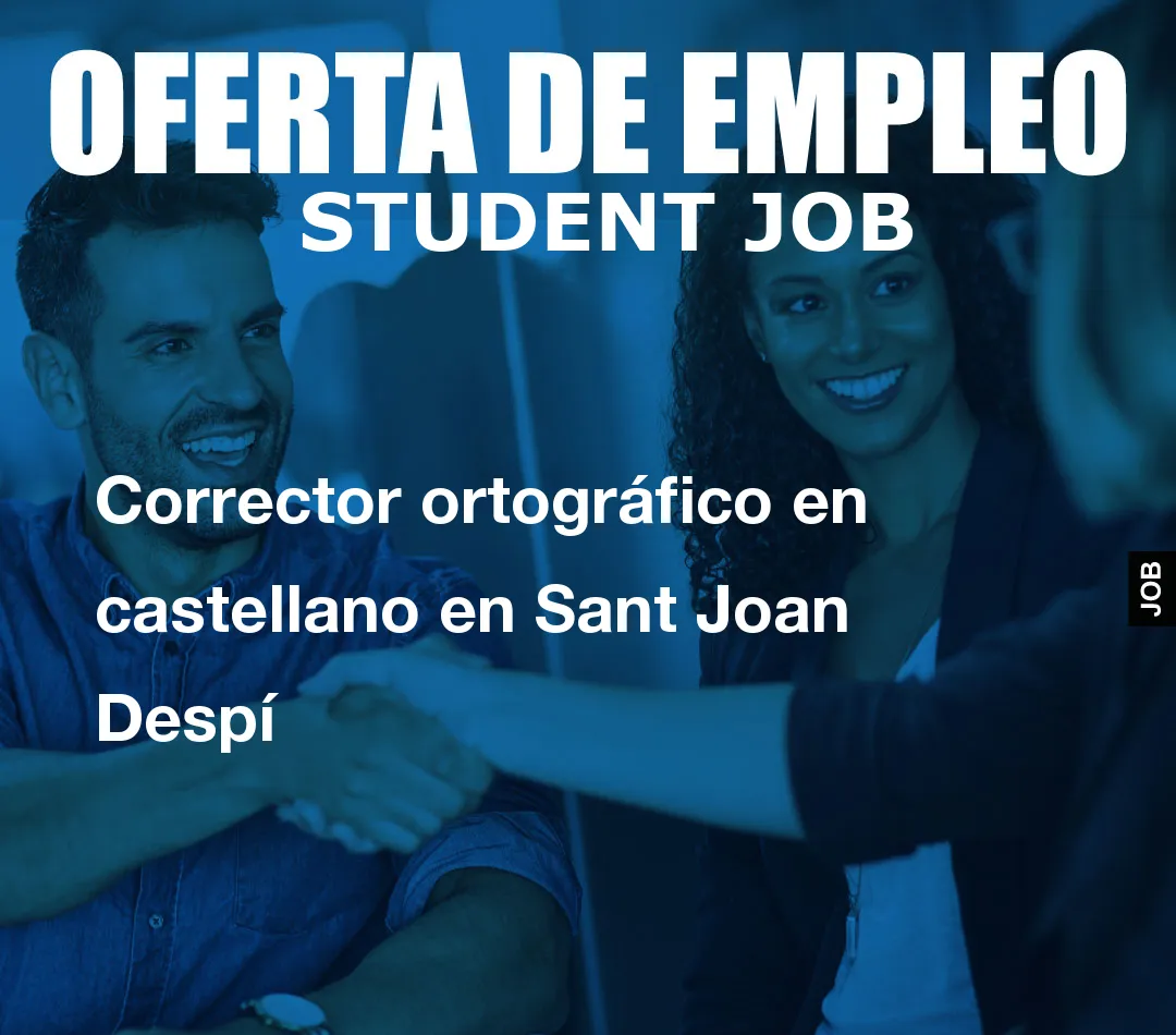 Corrector ortográfico en castellano en Sant Joan Despí