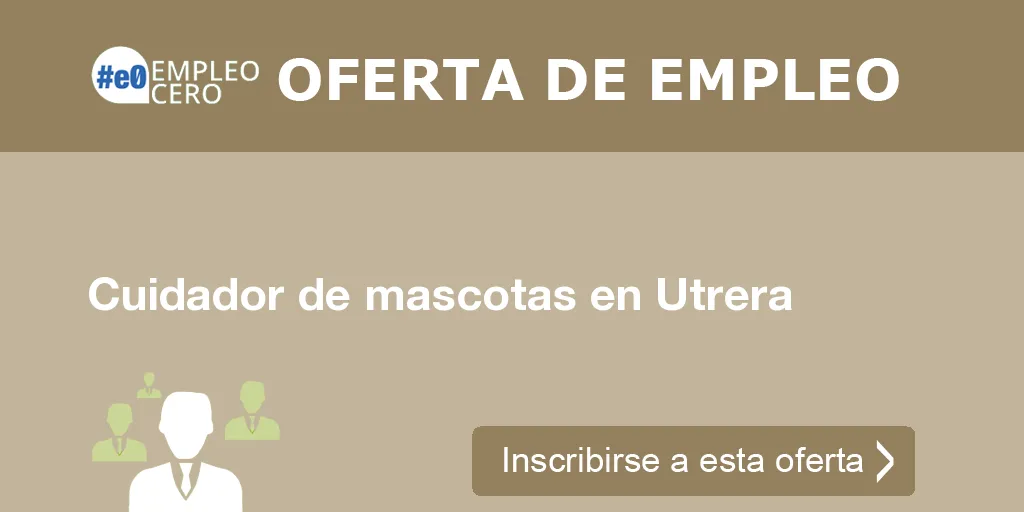 Cuidador de mascotas en Utrera