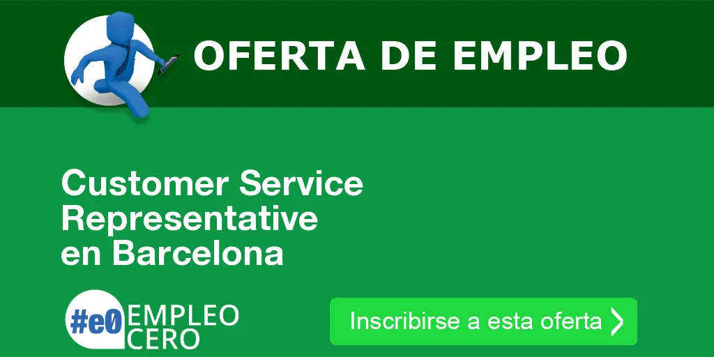 Customer Service Representative en Barcelona