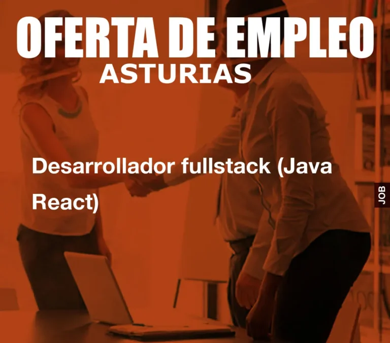 Desarrollador fullstack (Java React)