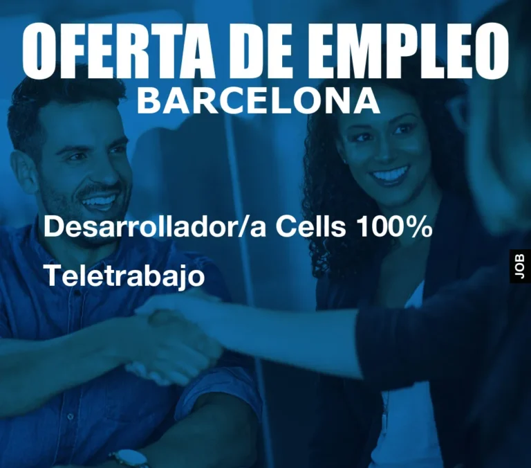 Desarrollador/a Cells 100% Teletrabajo