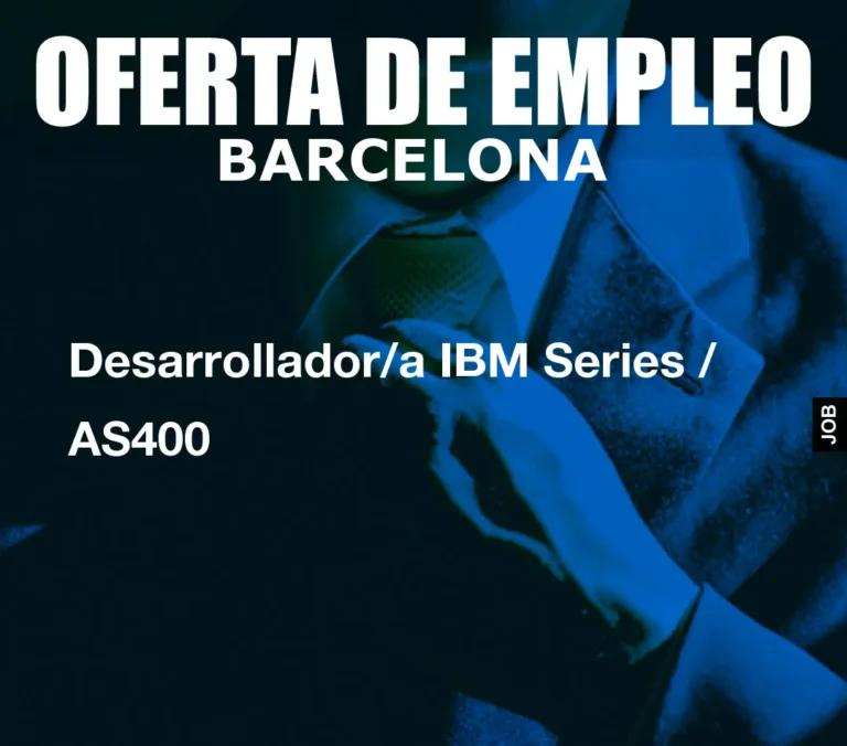 Desarrollador/a IBM Series / AS400