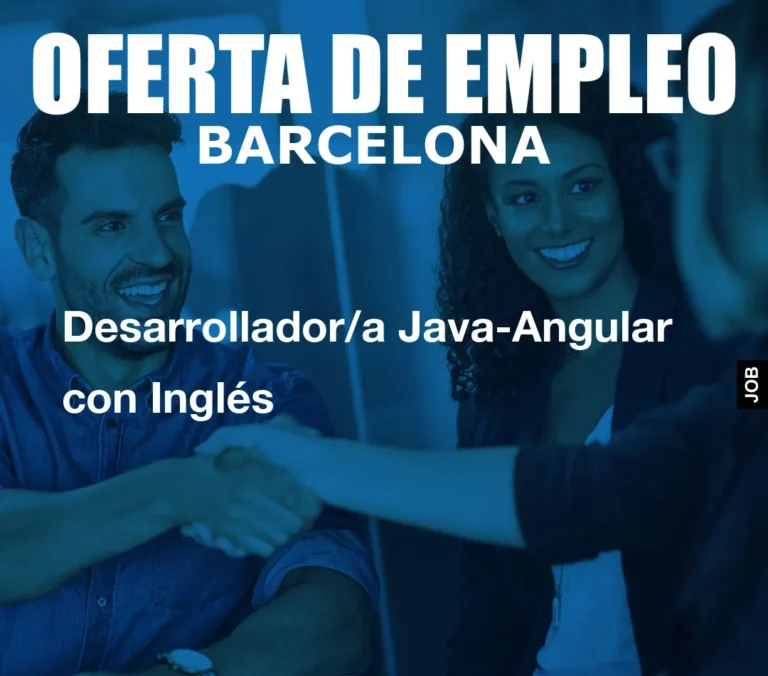 Desarrollador/a Java-Angular con Ingl?s