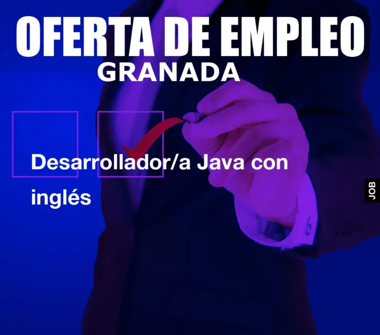 Desarrollador/a Java con inglés