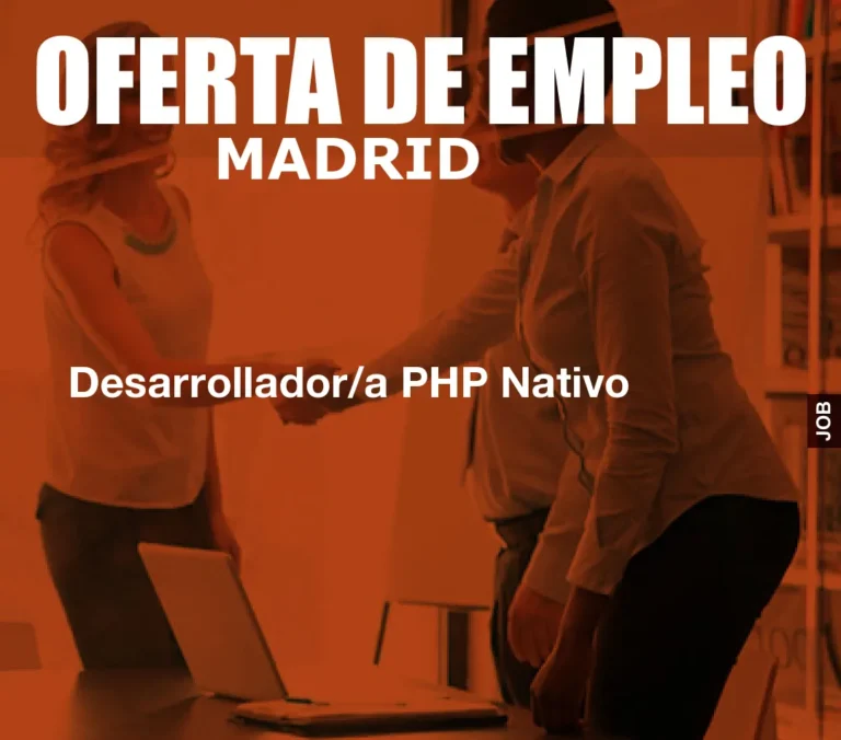 Desarrollador/a PHP Nativo