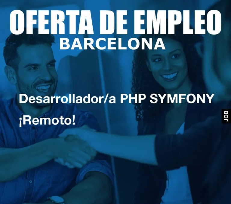 Desarrollador/a PHP SYMFONY ?Remoto!