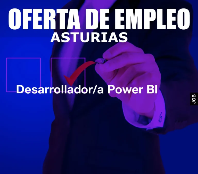 Desarrollador/a Power BI