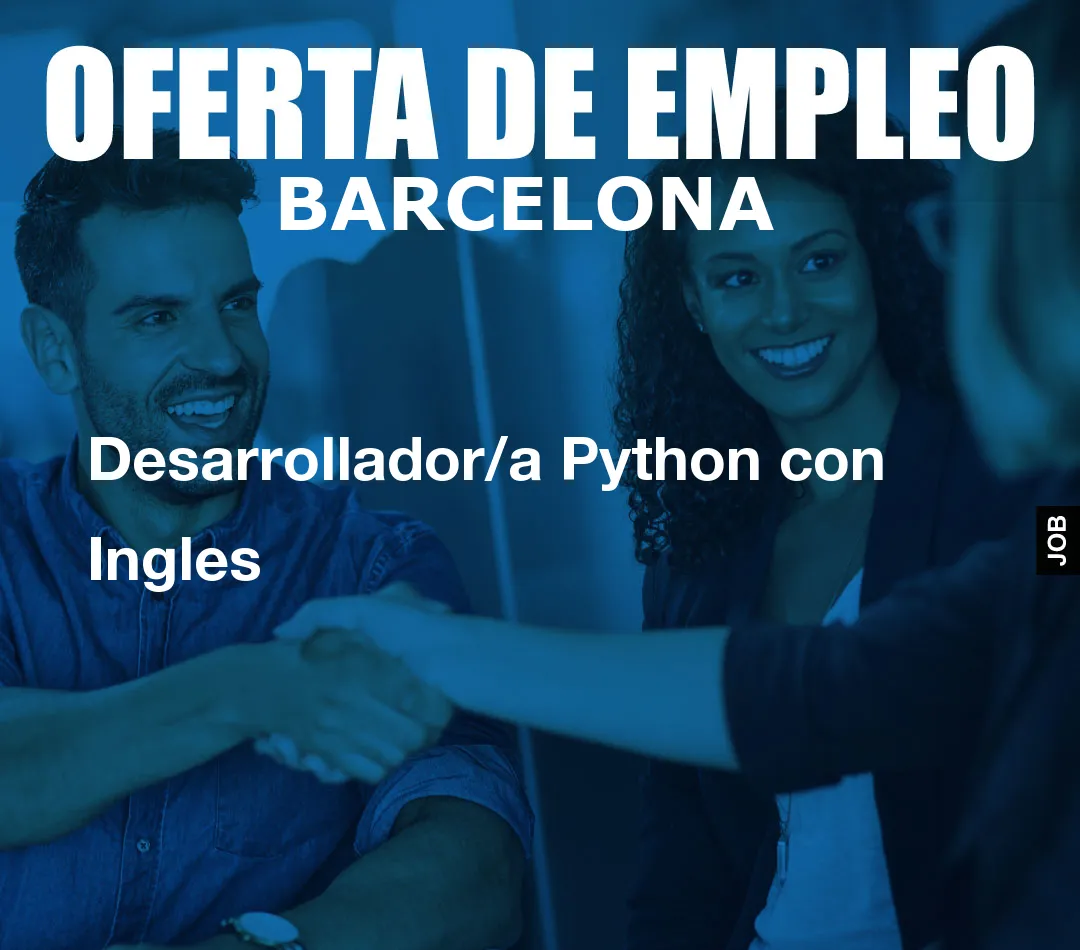 Desarrollador/a Python con Ingles