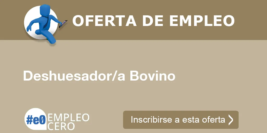 Deshuesador/a Bovino