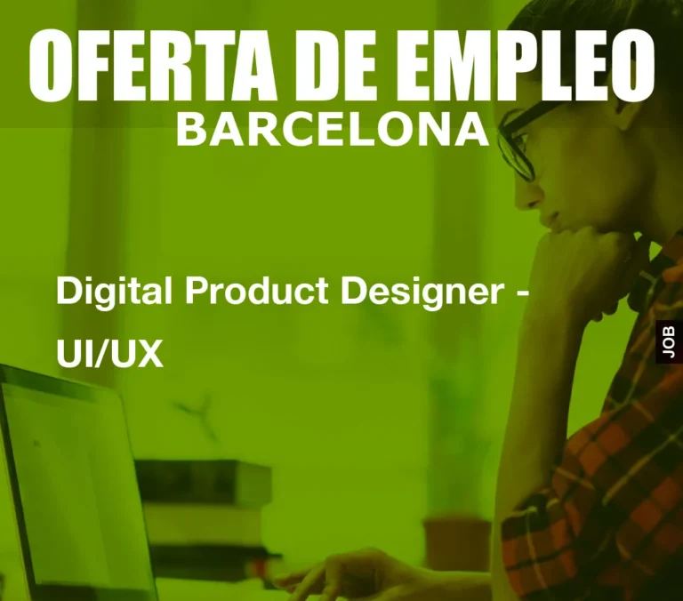 Digital Product Designer – UI/UX