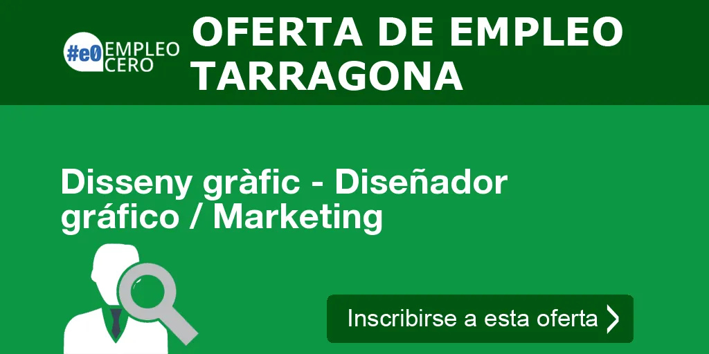 Disseny gràfic - Diseñador gráfico / Marketing