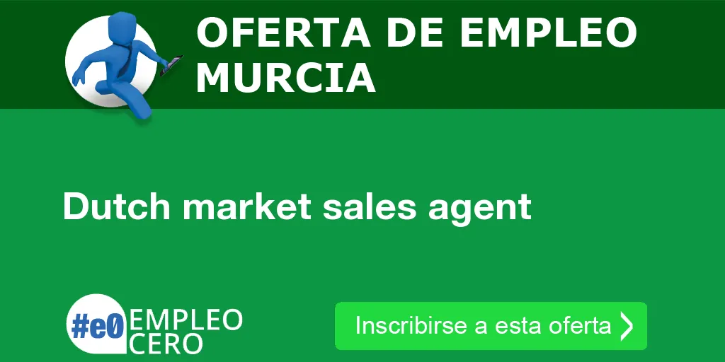 Dutch market sales agent