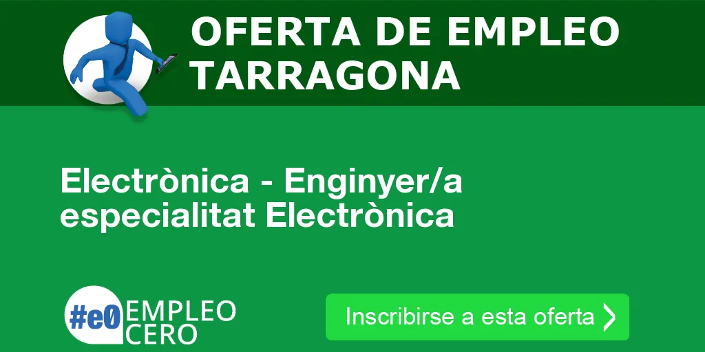 Electrònica - Enginyer/a especialitat Electrònica