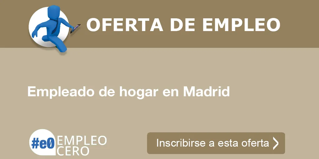 Empleado de hogar en Madrid