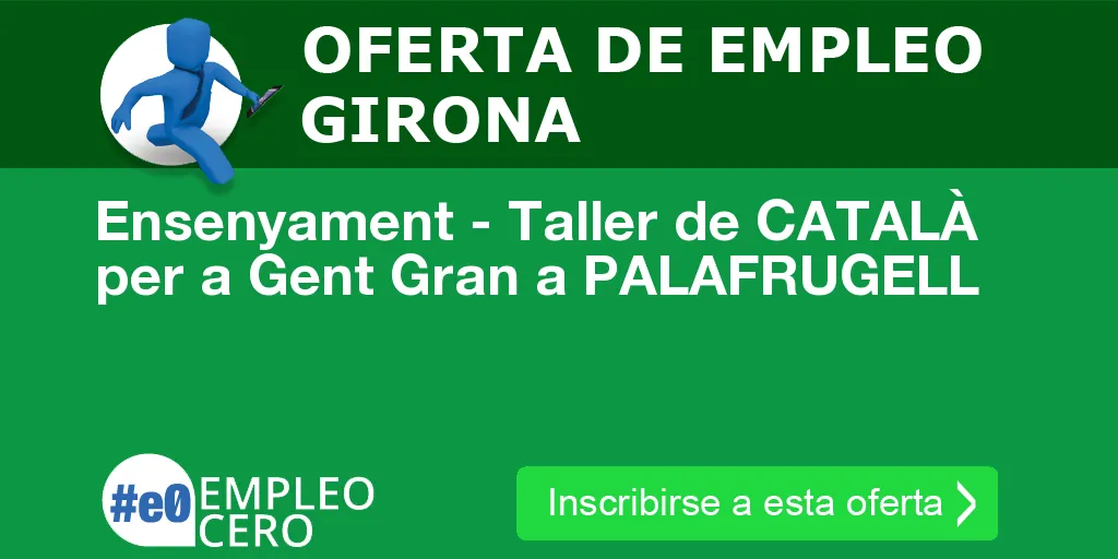 Ensenyament - Taller de CATALÀ per a Gent Gran a PALAFRUGELL