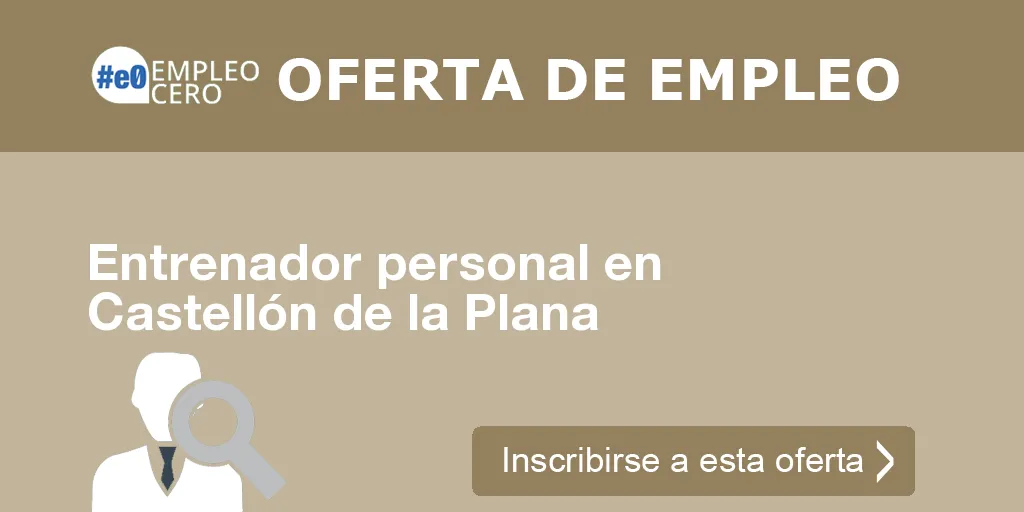 Entrenador personal en Castellón de la Plana