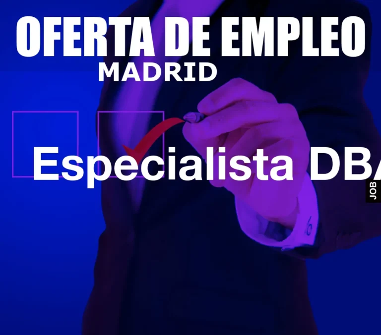 Especialista DBA