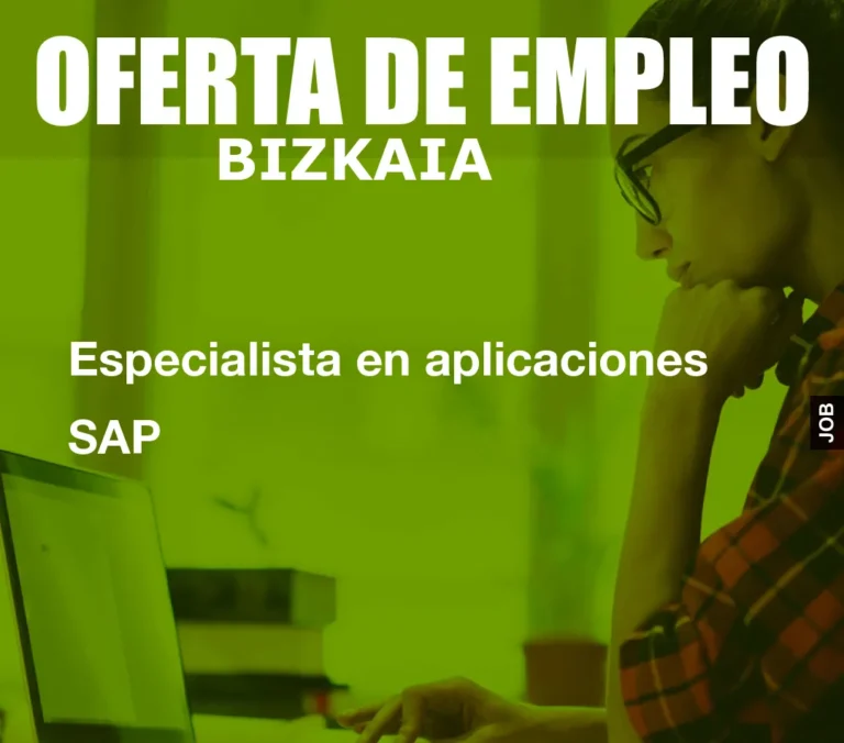 Especialista en aplicaciones SAP