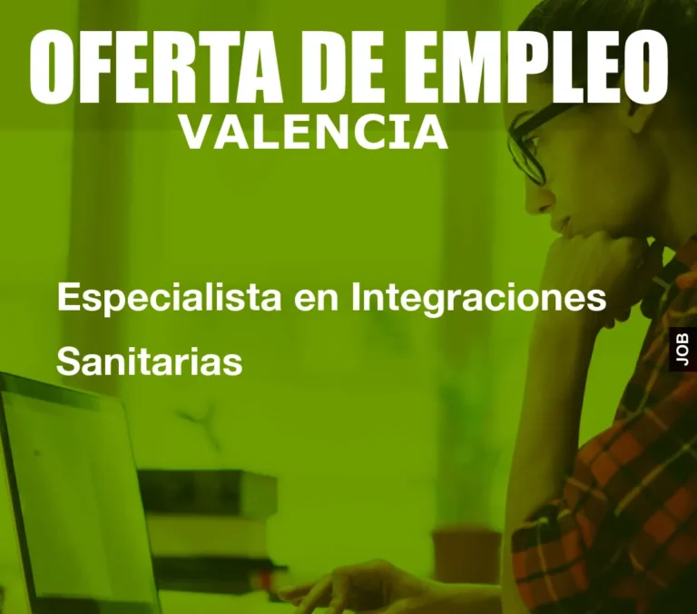 Especialista en Integraciones Sanitarias