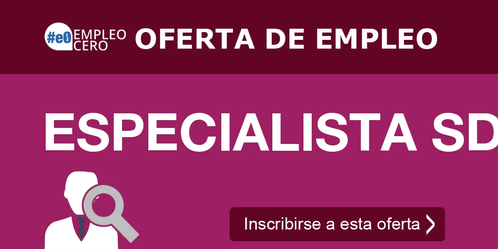 ESPECIALISTA SDN