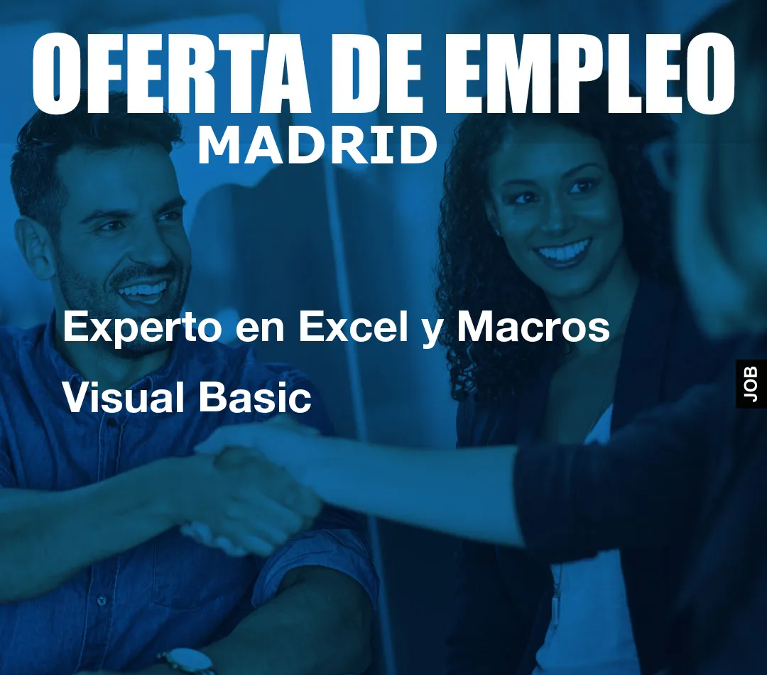 Experto en Excel y Macros Visual Basic