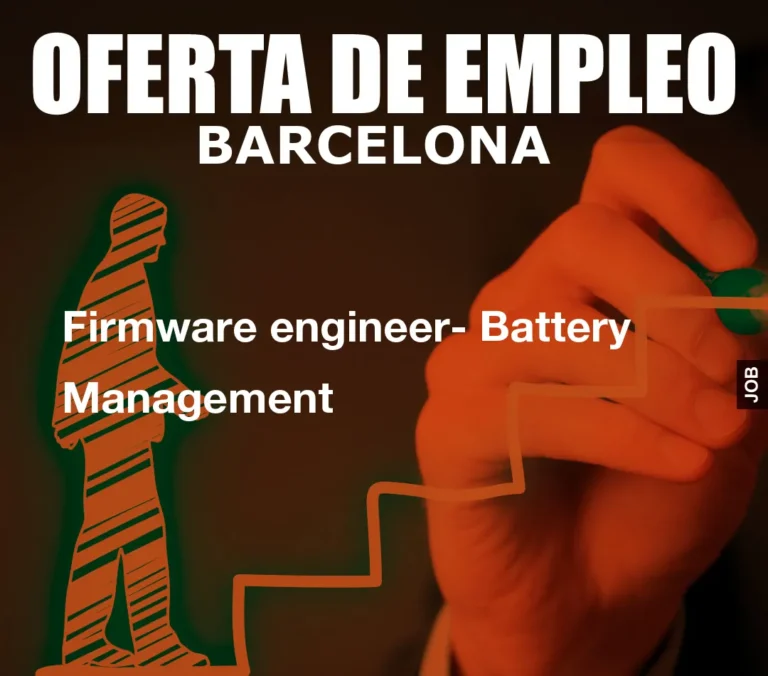 Firmware engineer- Battery Management