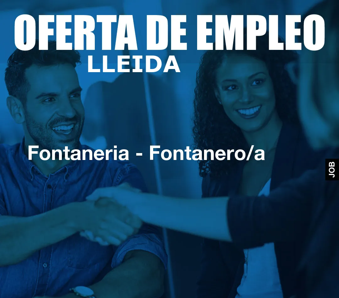 Fontaneria – Fontanero/a